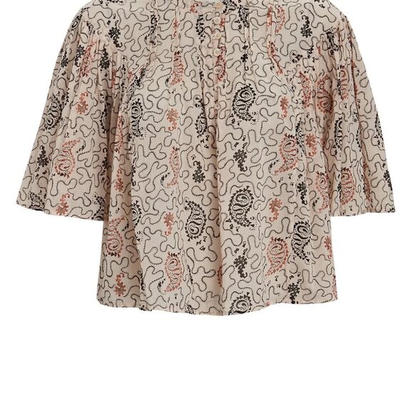 Isabel Marant Étoile Algari Paisley Poplin Blouse - Picture 1 of 6